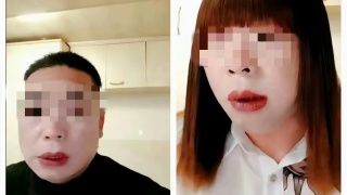 網傳60歲男扮女裝成小鮮肉-千人斬--警--紅老頭-為38歲漢涉傳播淫穢影片被捕