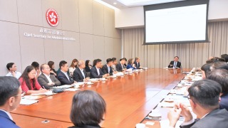 陳國基主持督導委員會會議-為應對今明兩日惡劣天氣作超前準備
