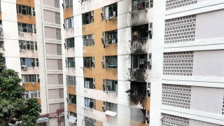 荔景邨和景樓單位起火致一死三傷-78歲獨居男子單位內死亡