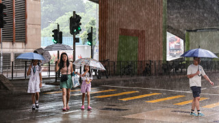 黃色暴雨警告信號生效-元朗荃灣雨勢特大或出現嚴重水浸