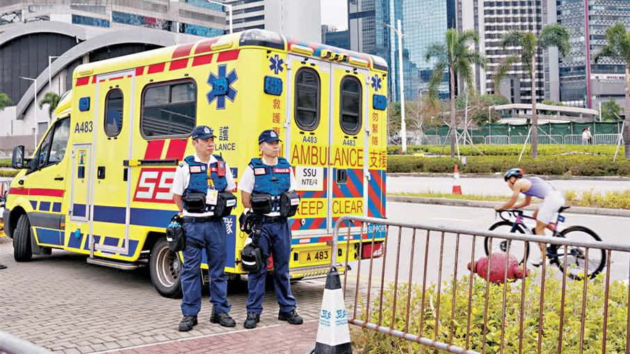 全運會-2000消防救護全程護航-跨境賽按救援優先原則就近送院