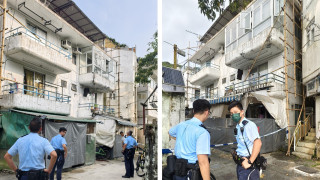 男工大欖涌村屋天台工作疑失足墮斃-家屬認屍傷心欲絕