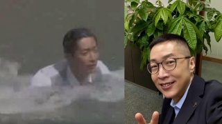 黑雨-新城CEO馬浚偉呼籲員工優先考慮安全上班-滕麗名風雨無阻拍愛回家