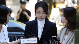 金建希抵首爾中央地方法院-出席拘捕必要性審查