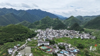 大美嶺南-韶關樂昌市大坪村-青磚星火-徽瓦新花