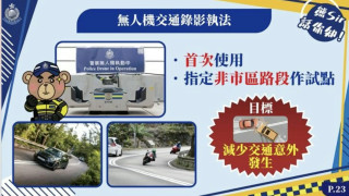 警方首次利用無人機捉快車-下周起石澳道及荃錦公路作試點