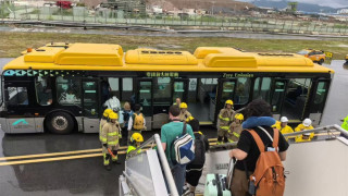 香港快運客機降落疑撞指示牌-乘客-這輩子坐過最顛飛機