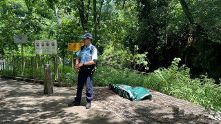男子疑上山採菇出事-倒斃元朗清潭水塘山坡