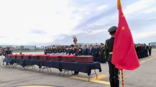 第十二批在韓志願軍烈士遺骸啟程回國-共30位英烈遺骸及267件遺物
