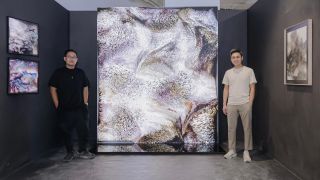 大灣區藝術展覽-疊境雙生-廣州舉行-打破傳統水墨藝術時空和維度