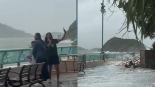 颱風樺加沙-兩外籍人士海怡半島追風逐浪-涉疏忽照顧兒童被警方拘捕