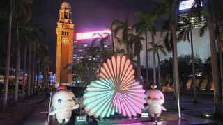與喜洋洋和樂融融共迎中秋-光影裝置-全運綻放-免費欣賞