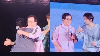 成龍驚喜現身SEVENTEEN香港演唱會-大開金口唱-真心英雄-掀全場高潮