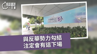 有話直說-與反華勢力勾結注定會有這下場