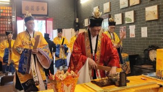 東華三院攜手飛雁洞佛道社舉辦-福德轉斗昇運禮-法會-近四百善信參與祈福