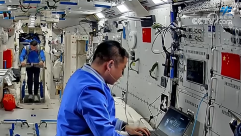 ​神二十乘組在軌逾5個月　中國空間站內各項工作有序推進