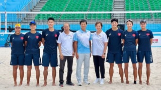 全運會-楊德強視察沙灘排球賽維園場地-指50隊不同省市運動員已抵港入住酒店