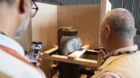 香港故宮-古埃及文明大展-進入最後倒數-三座重要巨像率先亮相