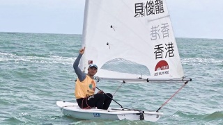 全運會-貝俊龍男子帆船ILCA-7級封王-為香港奪得第一金