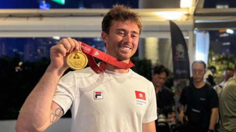 全運會-貝俊龍-金牌屬於整個團隊-盼取得下屆奧運入場券