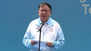 全運會-火炬傳遞政總起步-陳國基主持點火儀式