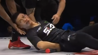 中國選手趙鴻剛扇耳光大賽被KO致骨裂縫5針-賽事或-美化暴力-遭批評