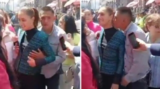 有片-墨西哥總統辛鮑姆遭陌生男子襲胸-安保反應遲緩引質疑