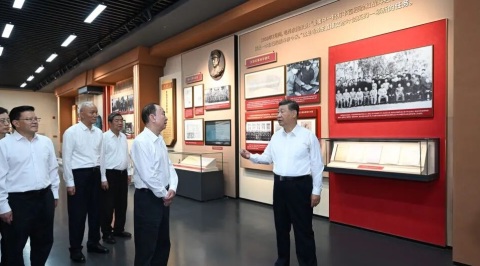 習近平在廣東省梅州市考察調研