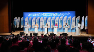 立法會選舉-譚耀宗-首場選舉論壇氣氛正面-候選人準備充分體現君子之爭