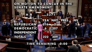 美國眾議院通過臨時撥款法案-特朗普簽署後聯邦政府將恢復運作