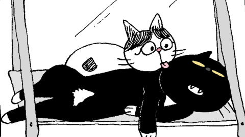 文地貓幸福哲學-舔你咩