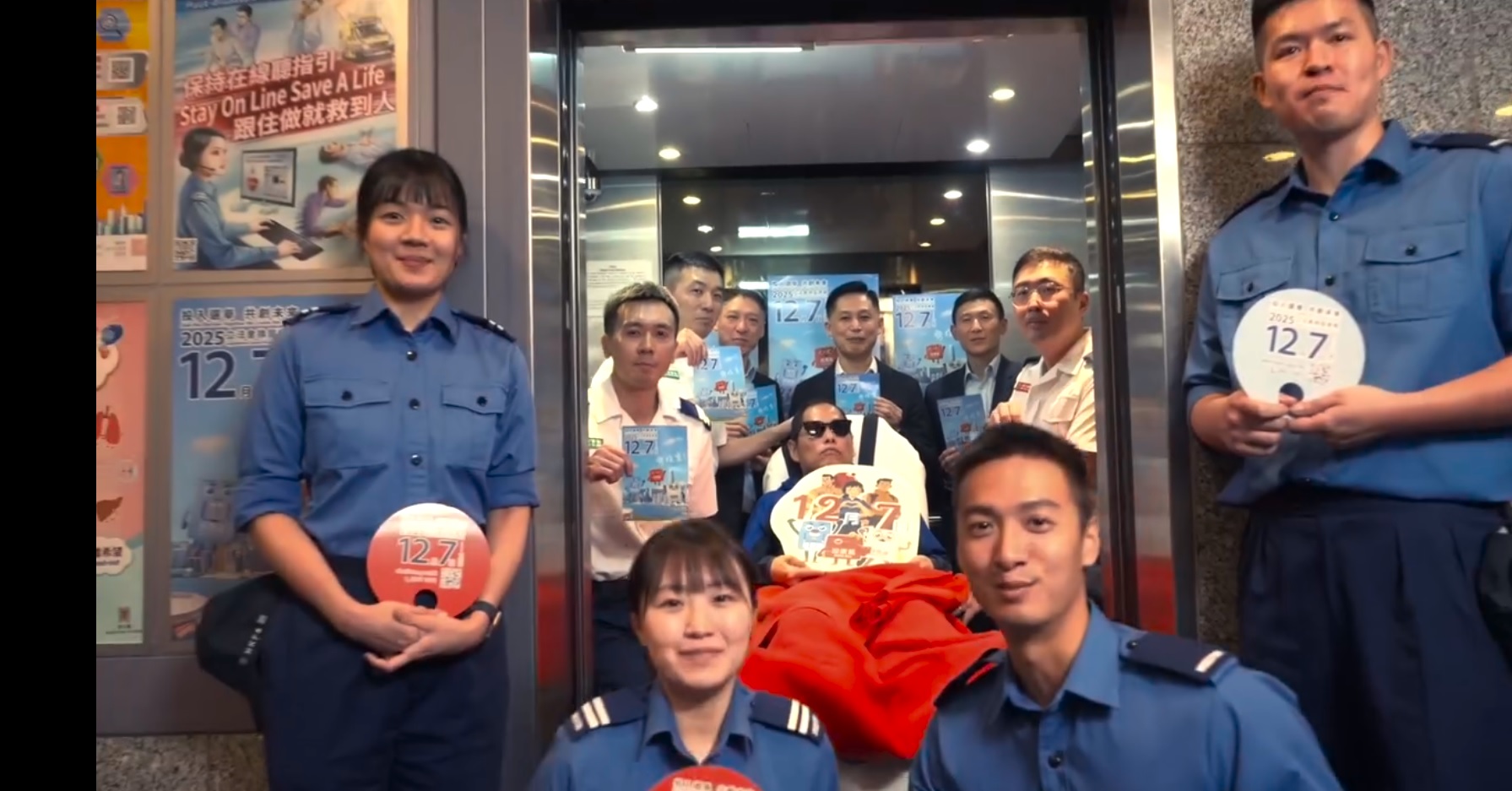 有片‧立法會選舉｜消防處拍片籲齊心投票　如團隊行動一致守護市民