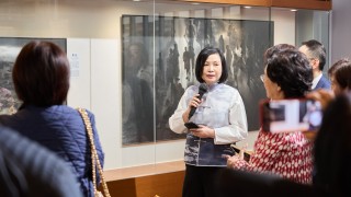 中大善衡書院畫展-水墨之韻-開幕-現代水墨畫家賴玉蓮多幅新作首次亮相