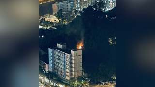 宏福苑五級火-王肇枝中學後山現新火頭-距宏福苑不足一公里