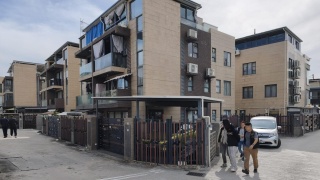 宏福苑五級火-警方拘工程公司3人涉誤殺罪---押解疑犯至元朗蝦尾新村搜證