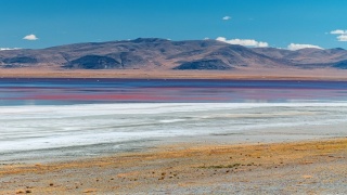 當代中國-西藏鹽湖秘境-會變色的扎布耶茶卡-富含-白色黃金