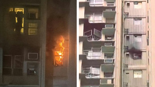 慈愛苑單位疑電水煲短路起火-3人不適送院200居民疏散