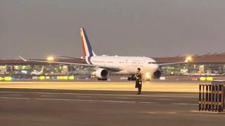 法國總統馬克龍抵達北京-開啟第四次對華國事訪問