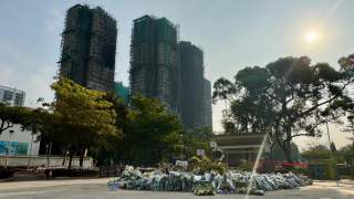 宏福苑五級火-九龍清真寺辦祈禱會悼念遇難外傭-市民續到廣福休憩處獻花