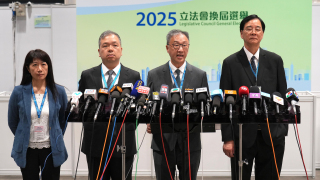 立法會選舉-陸啟康-截至下午四點半地方選區投票率21-7--籲未投票者立即投票