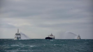福建海事局聯合東海救助局-開展台灣淺灘海域搜救演練