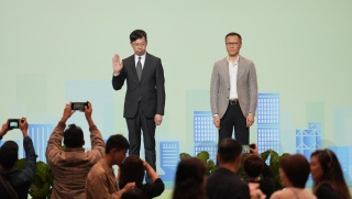 立法會選舉-金融界陳振英成功連任-指會否參選立法會主席言之尚早