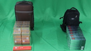 斷正-31歲男子走私6-2萬元未完稅香煙機場被捕-判監3個月