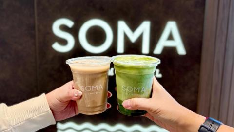 台灣第一奶茶SOMA尖沙咀首店開幕-推香港限定黑松露茶飲-白蘭地奶茶Cocktail