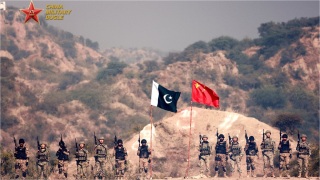 中國巴基斯坦舉行-勇士-9-反恐聯合演習-突出跨境投送等重點