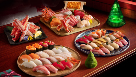 聖誕外賣-千両推15款派對套餐-盛盒低至7折-歎拖羅刺身-原板海膽-魚子醬-再送清酒-蛋糕