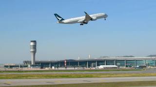 機場上月客量按年增17-1--貨運量升5-9