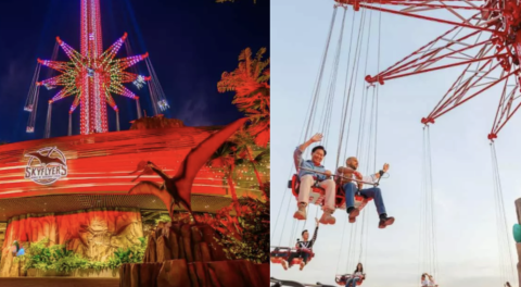 曼谷新地標Skyflyers登場-135米超高空鞦韆體驗-盡覽湄南河絕美景緻