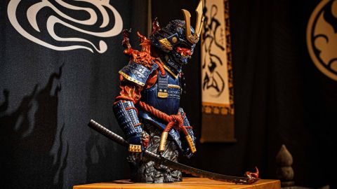 派膠所Tooplastic-五輪-鎧魂展-呈獻大型鎧甲雕塑-引觀眾深入日本武士靈魂境界