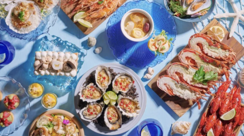 W酒店自助餐買一送一-歎龍蝦-花雕醉鮑魚-招牌海味燉湯-人均-323起-6折再加送AIA門票